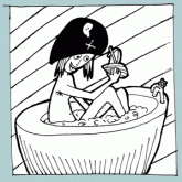 y’arr.. pirate in bath